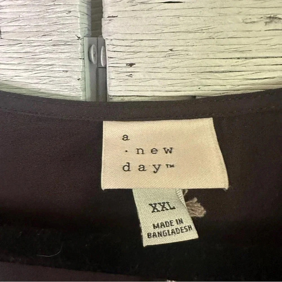 A New Day little black dress midi balloon sleeve whimsy Goth, bohemian plus size - Picture 4 of 9